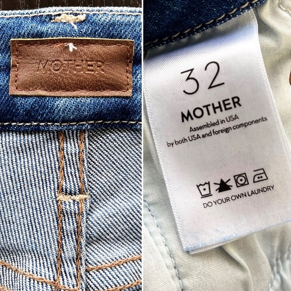 MOTHER The Roller Fray - Work Hard Play Hard Size 32 - Picture 10 of 11